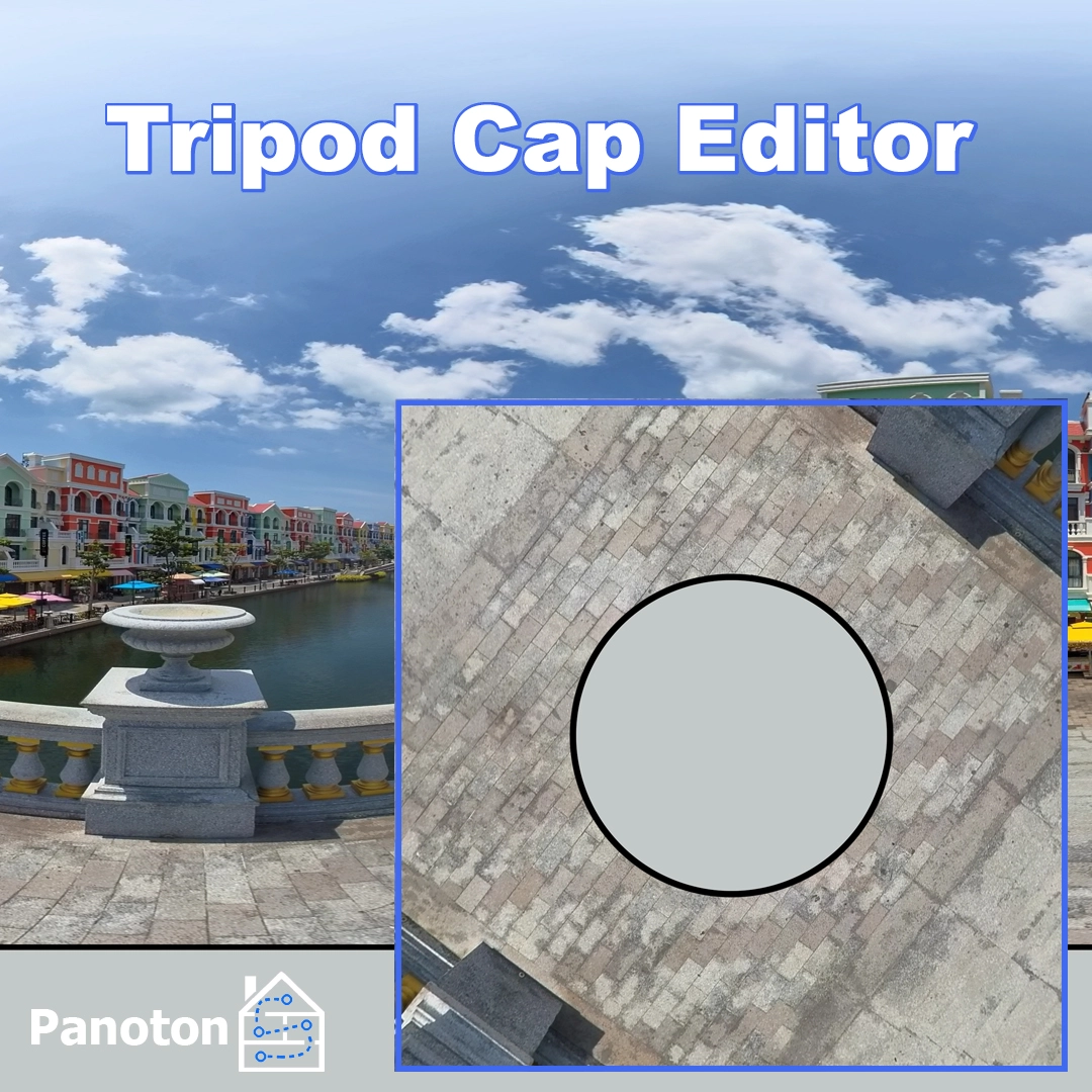 Equirectangular Tripod Cap Editor - Panoton